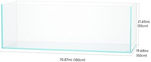 LANDEN Aquarium 180P 114 Gallon Ultra Clear Glass Rimless Fish Tank
