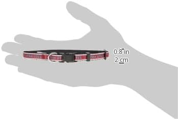 Pets First Collegiate PET Collar New Version Utah Utes Dog Collar, Size Small. Best Sports Team Color for Dogs & Cats. A Shiny & Colorful Dog & Cat Collar Licensed by The NCAA