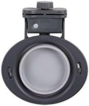 Dexas Popware for Pets Collapsible Kennel Bowl, Light Gray, Round (PW270432429)