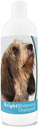 Healthy Breeds Petits Bassets Griffons Vendeen Bright Whitening Shampoo - pH Balanced - Enhance Color & Shine While Moisturizing & Conditioning - Pina Colada Scent - 12 oz