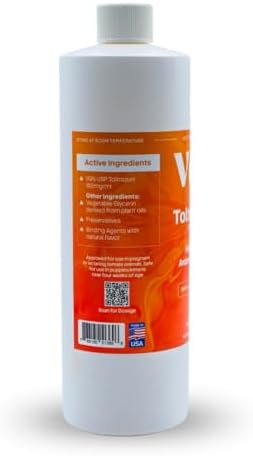 Toltrazuril 10.0% for Horses, Dogs, Cats, 500mL/16.9 Ounce, for Non-Food Chain Animals