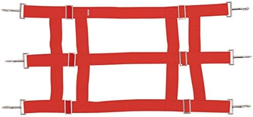 Southwestern Equine Premium Nylon Stall Guard for Horses (Red)