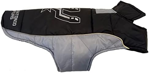NBA San Antonio Spurs Puffer Vest for Dogs & Cats, Size Medium. Warm, Cozy, and Waterproof Dog Coat, for Small and Large Dogs/Cats. Best NBA Licensed PET Warming Sports Jacket