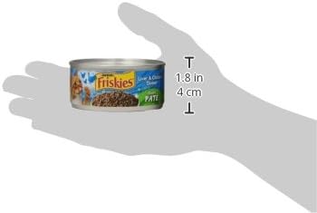 Friskies Purina Wet Cat Food Pate, Liver and Chicken Dinner - (Pack of 48) 5.5 oz. Cans