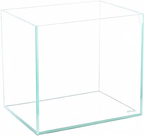 Allcolor Ultra Clear Rimless Aquarium Tank 6-60 gallons Low Iron Glass (7Gal - Top Glass Canopy)