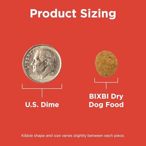 BIXBI Rawbble Freeze-Dried Raw Coated Dog Food, Beef – Fresh Meat, No Meat Meals, Grain-Free – USA Made, 4 lbs
