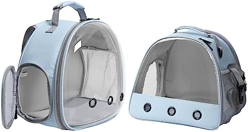 Bearded Dragon Travel Carrier,Lizards Cage, Small Animal Bag for Hedgehog Rat Parrot Bird Guinea Pig, Portable Guinea Pig Travel Carrier for 2