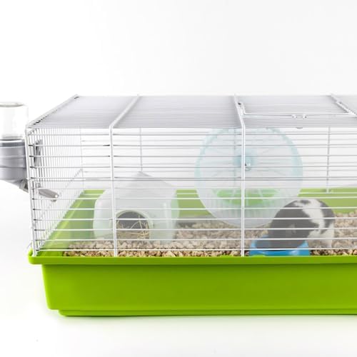 10 Pcs Pet Cage Liner 15.7'' x 6'', Cage Urine Guard Side Lining Clear Sheet with 50 Pcs Stainless Steel Zip Ties, Anti-Urine Side Lining Sheet for Rabbit Guinea Pig Hamster Ferret Chinchilla