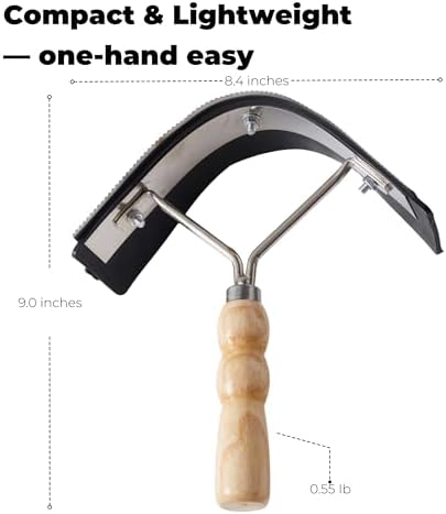 Metal Sweat Scraper for Horses, 2-in-1 Grooming Tool