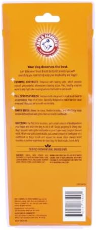 Arm & Hammer Fresh Breath Dog Dental Kit, Vanilla Ginger, 2.5 Oz, 72-Pack