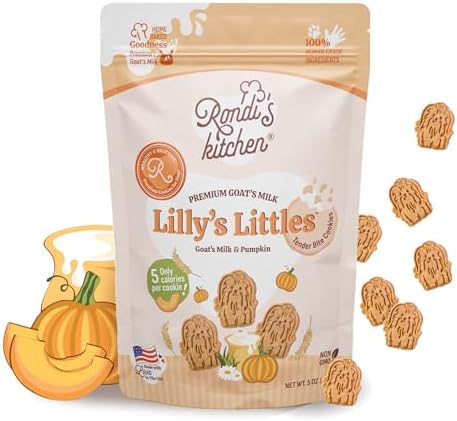 Lilly's Littles Goat Milk Dog Treats, Goat's Milk & Pumpkin