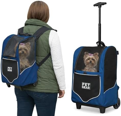 Pet Gear I-GO2 Roller Backpack, Medium Sport, Twilight