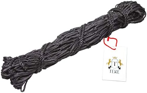 T TEKE 2 pcs Classic Slow hay Feeder hay nets, 40" Length with 2" Holes, Horse Supplies hay Bags for Horses, Goat Feed