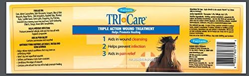 Farnam Triple Action Wound Treatment | for Horses, Ponies and Dogs | 14 oz (Pack of 12)