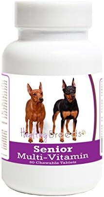 Healthy Breeds Miniature Pinscher Senior Dog Multivitamin Tablets 60 Count