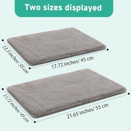 Smart Heated Cat Bed Cave Pet House Cushion Indoor Cats & Small Dogs, Washable & Foldable, 17.72x13.8 inches, Gray S