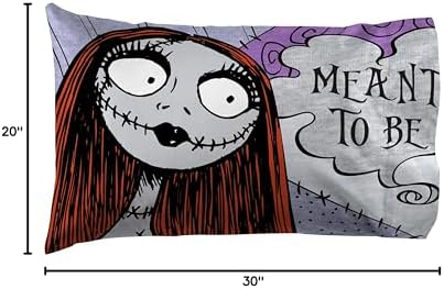 Disney Nightmare Before Christmas Meant to Be 2-Pack Reversible Pillowcase
