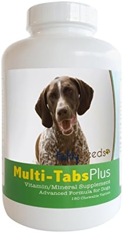 Healthy Breeds German Shorthaired Pointer Multi-Tabs Plus Chewable Tablets 180 Count