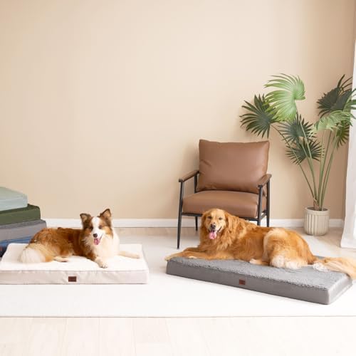 EHEYCIGA Orthopedic Dog Bed Extra Large with Removable Washable Cover, 41IN