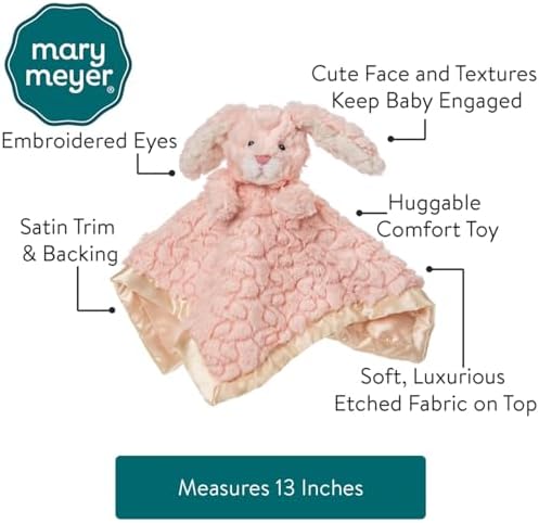 Mary Meyer Putty Nursery Character Blanket, Pink Bunny