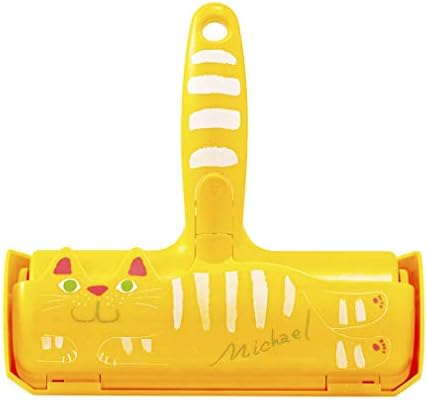 Pet Hair Remover Roller - Lint Roller for pet Hair - Self Cleaning Dog & Cat Hair Remover - Remove Dog, Cat Hair from Furniture, Carpets, Bedding, Clothing and More. Orange
