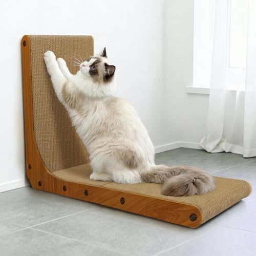 Cat Scratcher, L-Shaped Cat Scratching Pad, 23 Inch, Small