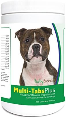 Healthy Breeds Staffordshire Bull Terrier Multi-Tabs Plus Chewable Tablets 365 Count