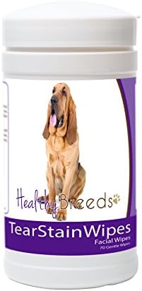 Healthy Breeds Bloodhound Tear Stain Wipes 70 Count