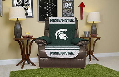 Pegasus Sports NCAA Microfiber Furniture Protector Cover with Elastic Straps