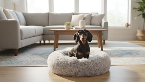 The Dog’s Bed Calming Donut Dog Bed, with Removable Zip Cover