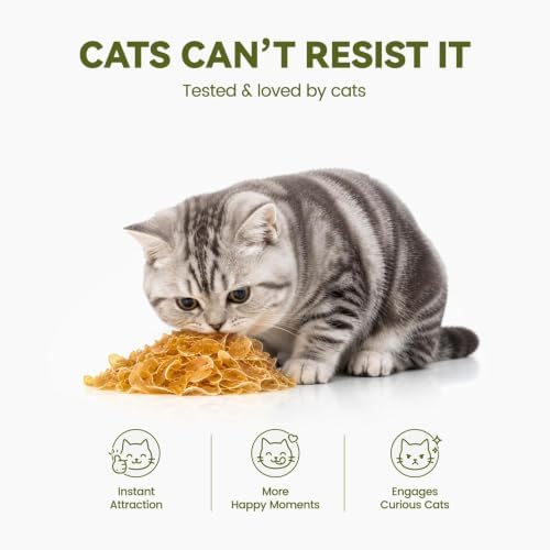 Soft Chicken & Catnip Cat Treats Thin Slices Easy Chew 3.2 oz