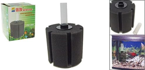 Jardin Aquarium Fish Tank Biochemical Sponge Filter, 4-1/2-Inch