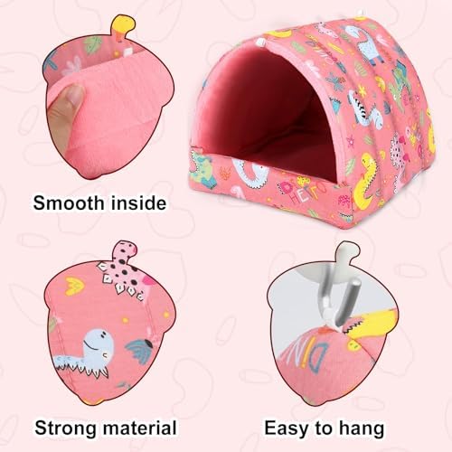UPINS 2 Pack Guinea Pig Bed,Guinea Pig Hideout