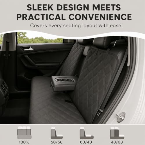 Dog Car Seat Protector, Back Seat Cover for Dogs, SUV & Car Seat Covers 56"