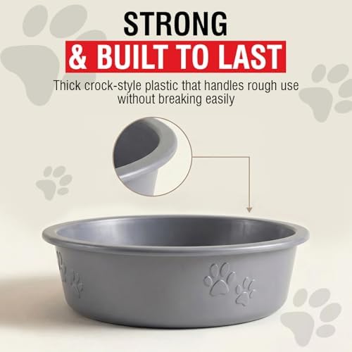Loving Pets Dolce Luminoso Dog Bowl, Small, Silver