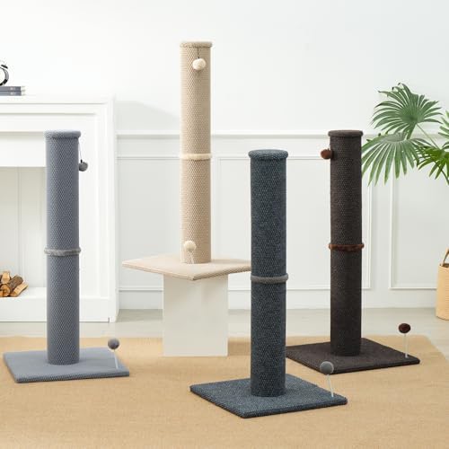 Cat Craft 41" Cat Scratching Post, Dark Gray