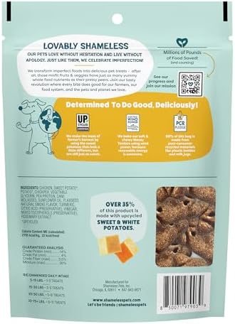 Shameless Pets Cheeky Chicken Meaty Tenders, Soft Dog Treats, 8oz