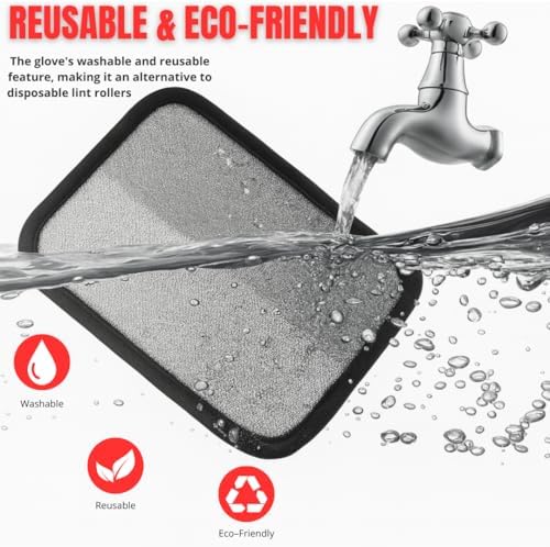 Pet Hair Remover Pad – Reusable Electrostatic Hair Removal Tool for Dogs & Cats, Effective Fur Remover for Furniture, Couch, Carpet, Clothes & Car