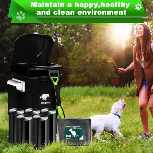 Dog Waste Bags - 200 Pcs Dog Poop Bags for 20L Dog Poop Trash Can