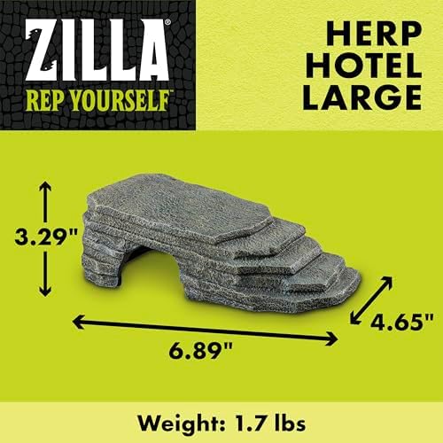 Zilla Herp Hotel Naturalistic Hide, Bearded Dragon Basking Platform