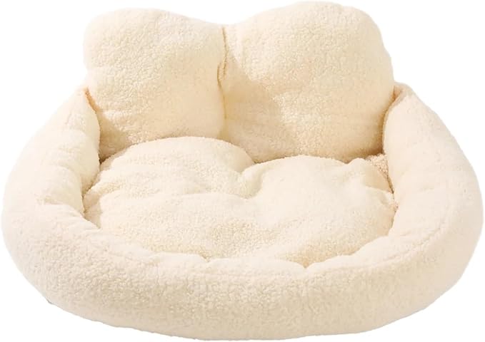 Pet Beds, Dog, Winter Warm and Thickened, Detachable and Washable, and Cat(Pink,50X45X25)