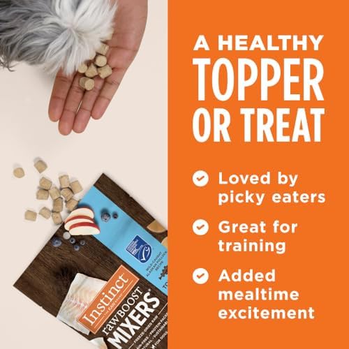 Instinct Freeze Dried Mixers, Dog Food Toppers, Pollock, 5 oz. Bag