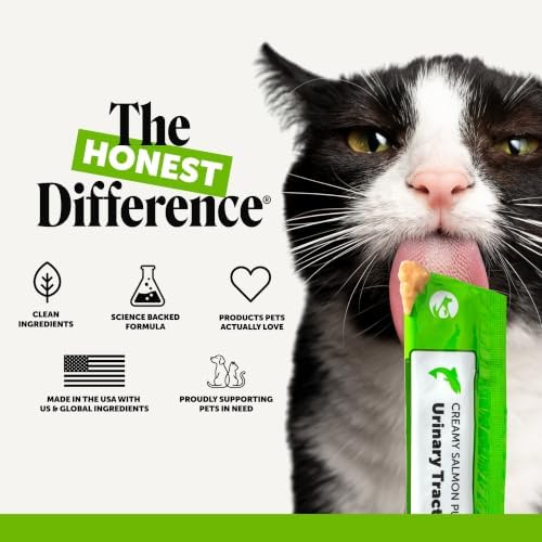 Pet Honesty Vet Recommended Cat Urinary Supplement Lickable Puree, 20 Ct