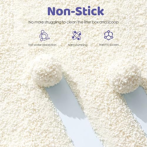 Non-Stick Strong Clumping Cassava Cat Litter, 18lb