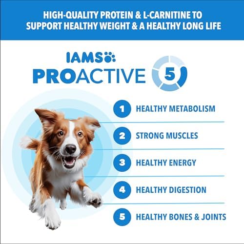 IAMS Proactive Health Healthy Weight Dry Dog Food, Chicken, 5 lb