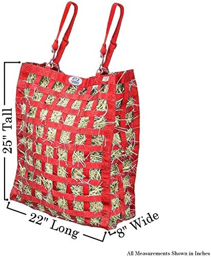 Derby Originals Superior Slow Feeder Horse Hay Bag with Super Tough Bottom and 1 Year Warranty
