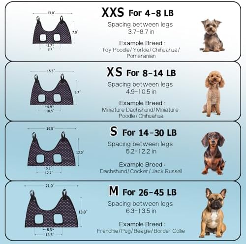 Supet Dog Grooming Hammock for Nail Trimming, Pet Grooming Hanging Harness
