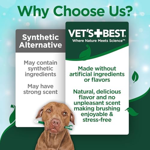 Vet's Best Enzymatic Dog Toothpaste Dental Gel, Vet Formulated 3.5 oz