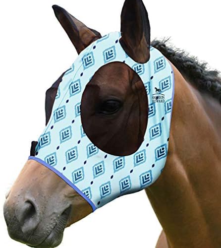 Harrison Howard Super Comfort Stretchy Fitting Horse Fly Mask with UV Protection Soft on Skin with Breathability Nature Aztec Pony