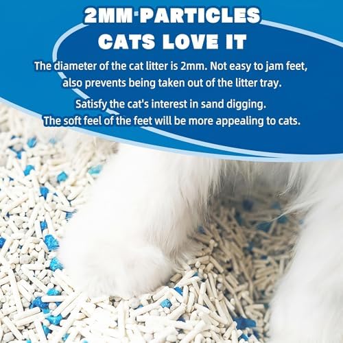 NIKORO Tofu Cat Litter,Strong Clumping Cat Litters,11 lbs(5.29 lbs×2Bags)